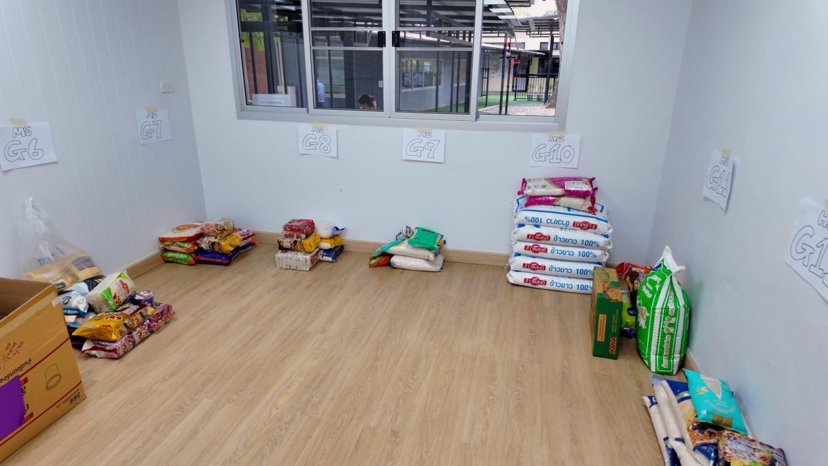 NIS as a community comes together to support ALIVE's food drive