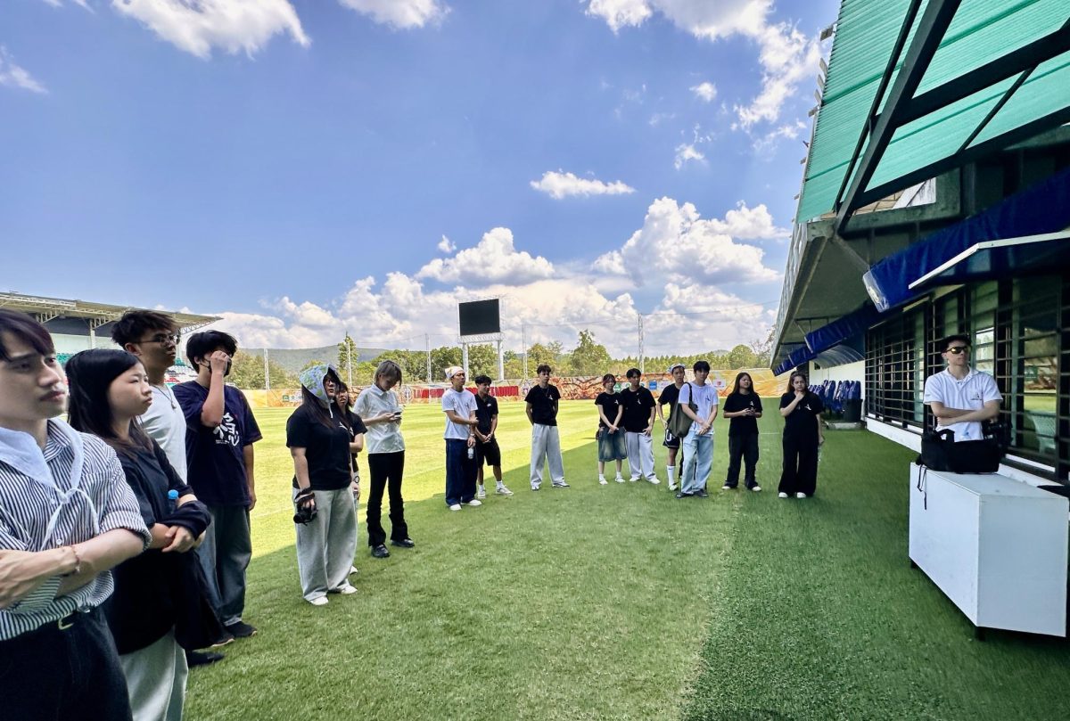 Sports Leadership visits Warrior Stadium in Lamphun